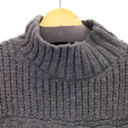 ウィルフリー willfully traverse cable half sleeve knit レディース FREE